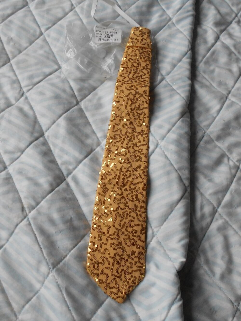 Sparkling Gold Adult Dance Tie- NWT